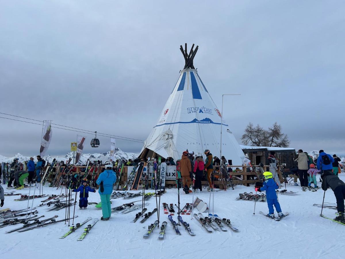 Cosy Studio For 5 Near Ski Lift, Les Gentianes Les Collons Exterior photo